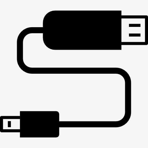 微型USB电缆图标