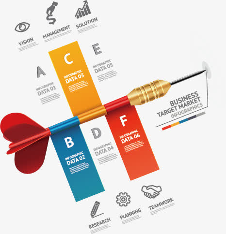 飞镖信息表PNG透明图片，高清装饰元素，PPT设计素材下载