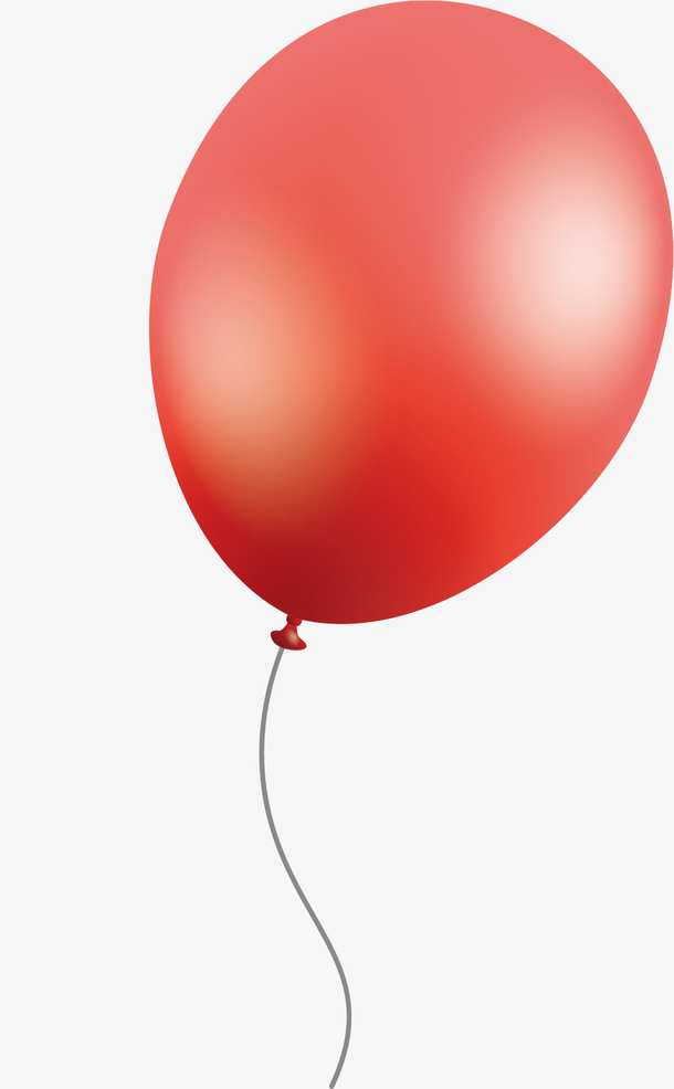 矢量图圆圆的气球
