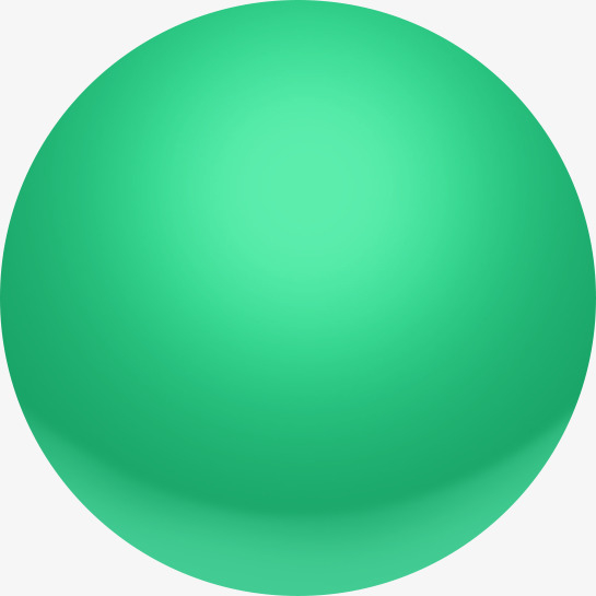 绿色球体创意