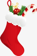 圣诞节红色袜子暖冬特惠海报
