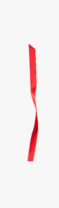 垂直的红丝带