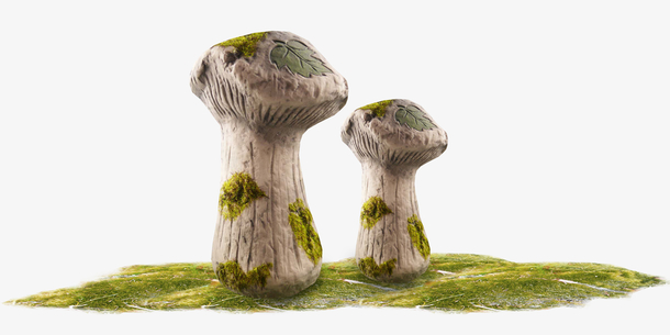 创意蘑菇雕塑
