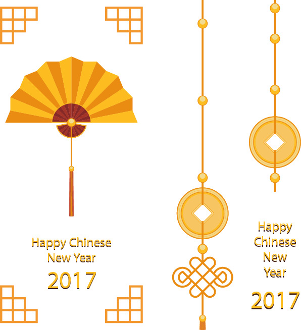 新年高清PNG透明条幅，节日元素大放送，元旦春节元宵图片素材下载