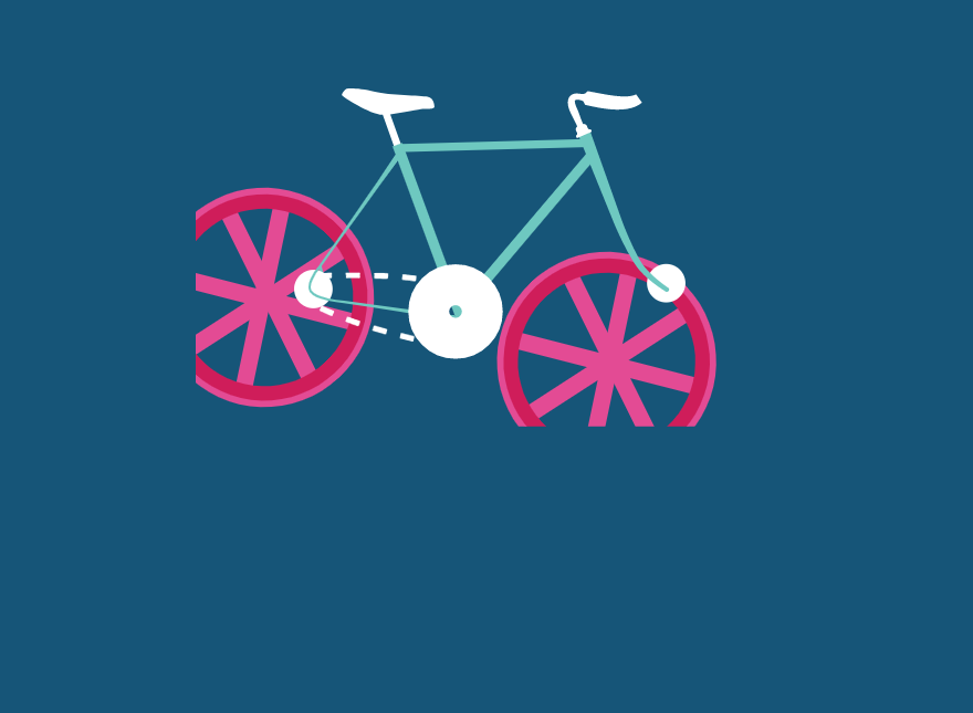 自行车动画代码，css实现动画循环效果