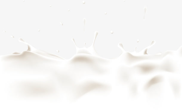 白色牛奶飞溅水花