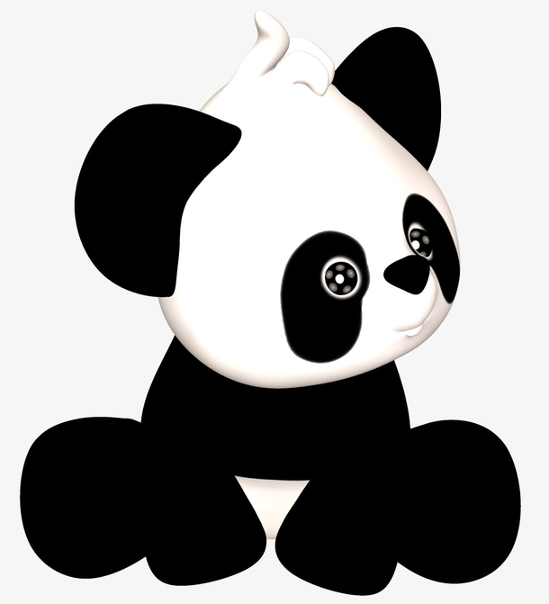 矢量动物国宝大熊猫PANDA
