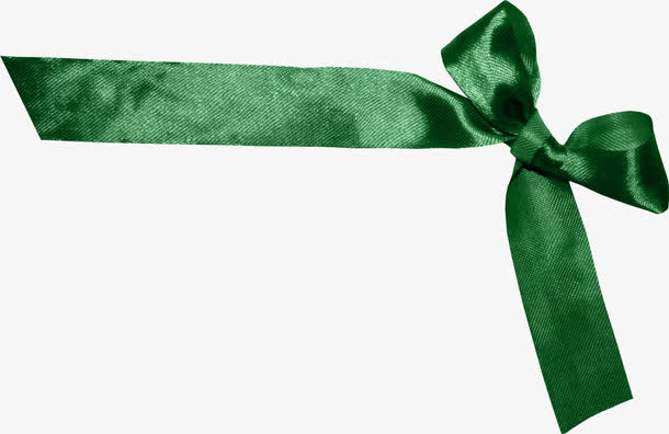 装饰礼物丝带 绿色蝴蝶结