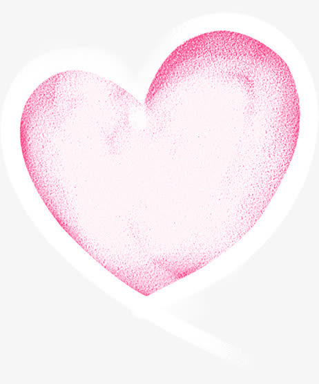 情人节粉色爱心PNG透明图片，高清节日元素设计素材下载