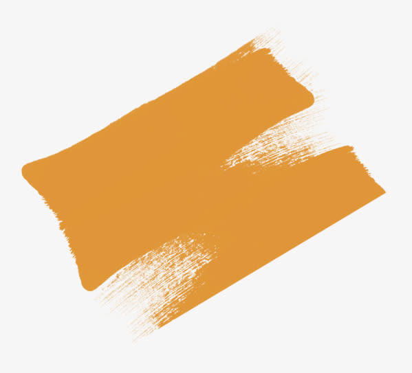 创意合成橙色的画笔效果