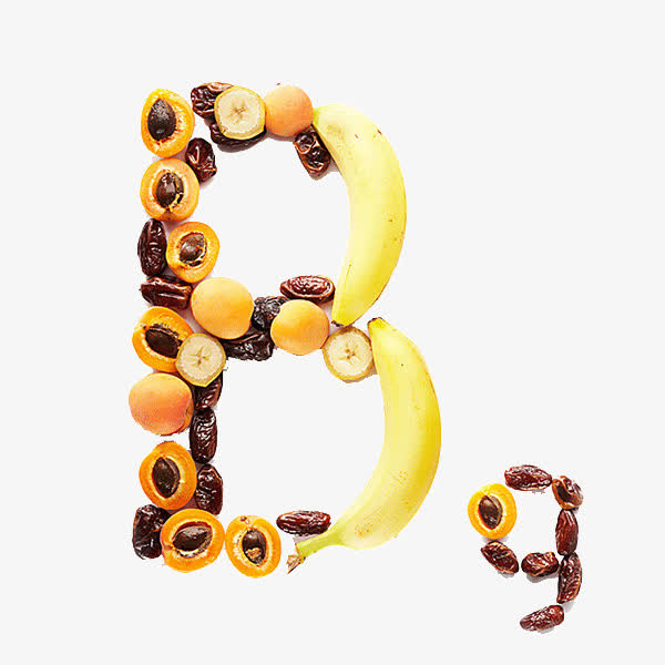 维生素水果字母B创意设计