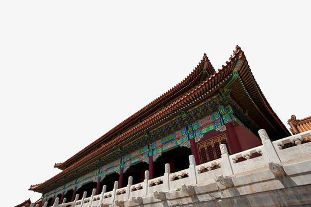 中国传统宫墙檐