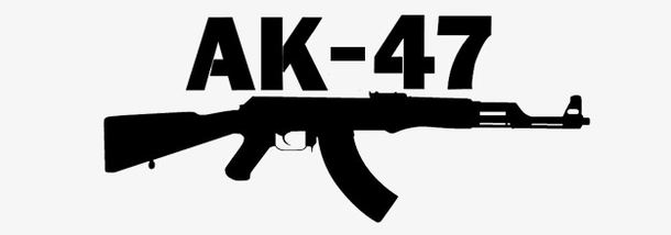 AK黑色艺术字免抠图