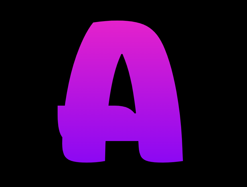 变形字体生成器，紫色css3字体动画特效