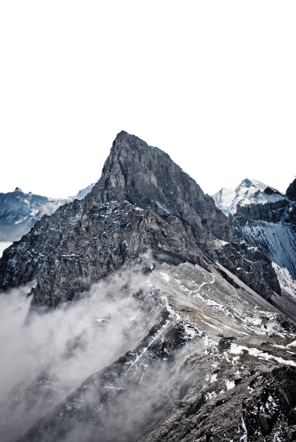 山峰雪山高清PNG素材，透明免扣图片，设计元素一网打尽，轻松下载！