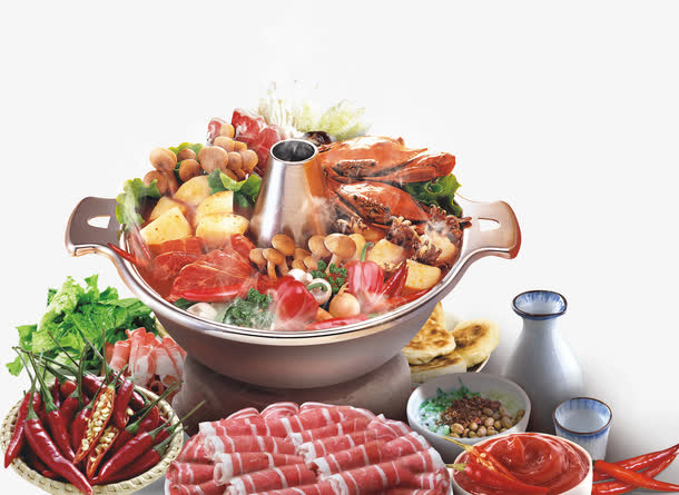 海鲜火锅食品素材