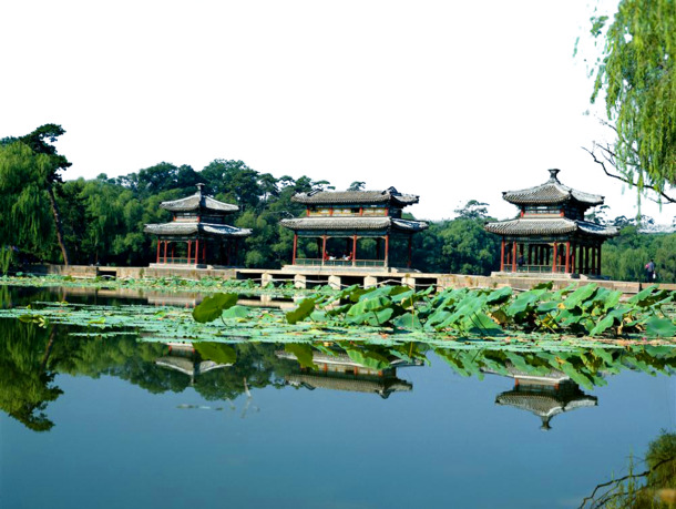 承德避暑山庄水心榭美景，高清PNG透明背景图片，摄影风景素材免费下载