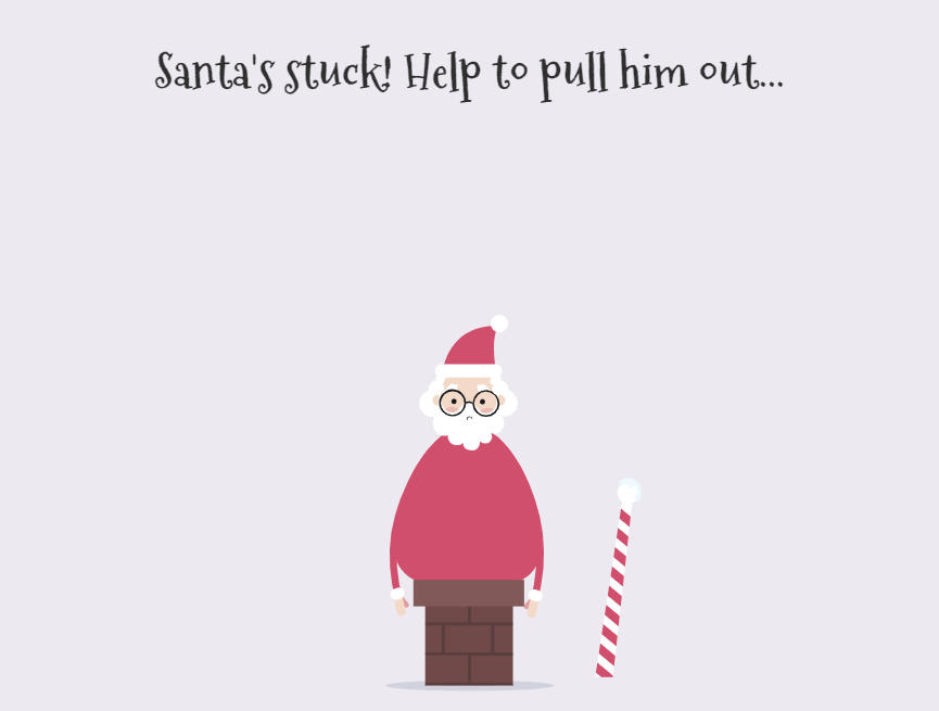 圣诞节网页html5，圣诞老人卡通可爱素材