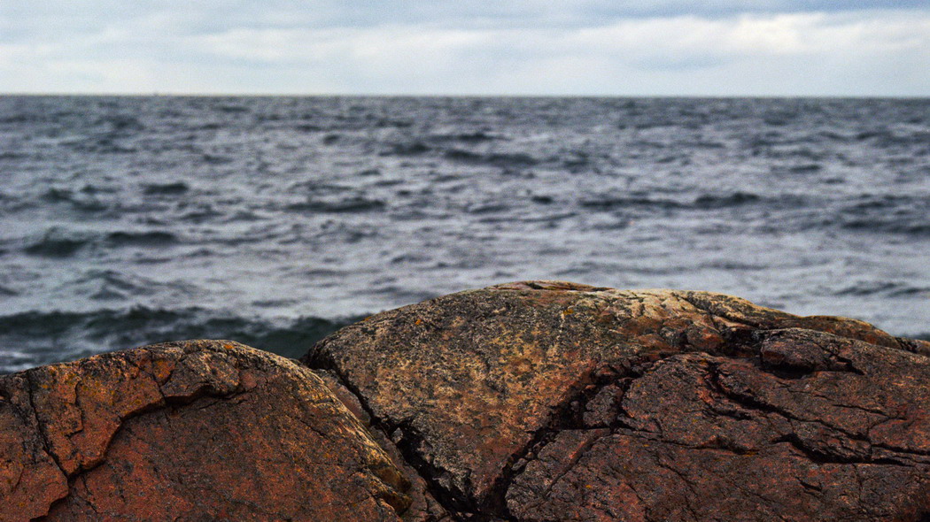 风景 石头 岩石 大海 自然 缝隙 4k壁纸 3840x2160