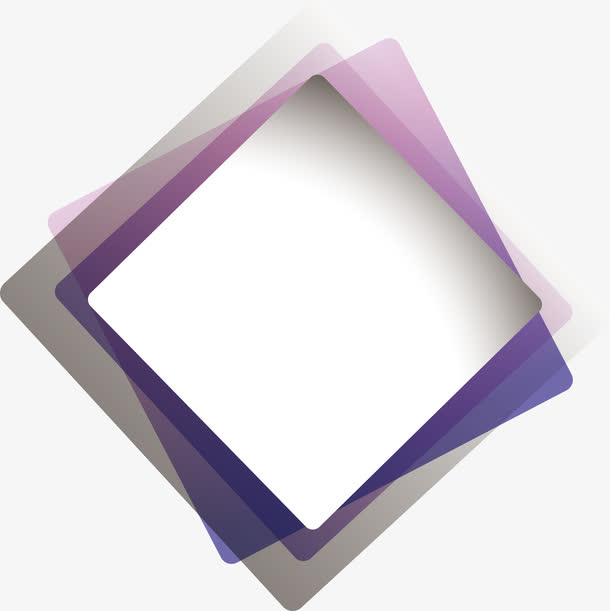 紫色渐变矩形框