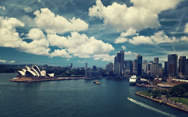 悉尼歌剧院海景PNG透明背景图片，高清摄影素材，设计元素免费下载