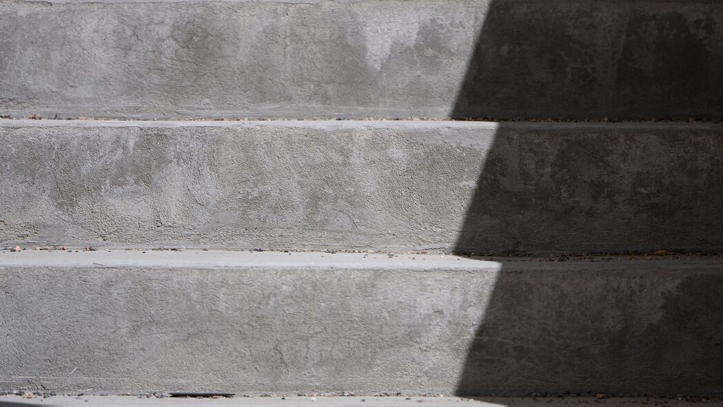 台阶 梯子 混凝土 阴影 黑白 4k壁纸 3840x2160