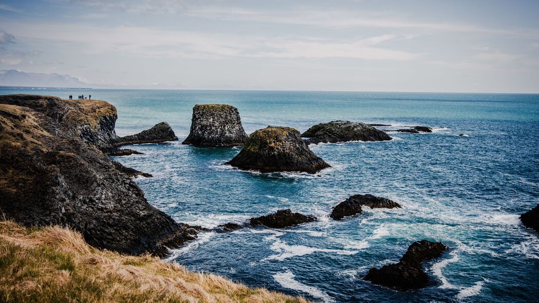 岩石 海洋 风景 自然 天空 4k壁纸 3840x2160