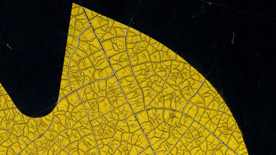 表面 缝隙 黄色 抽象 线条 4k壁纸 3840x2160