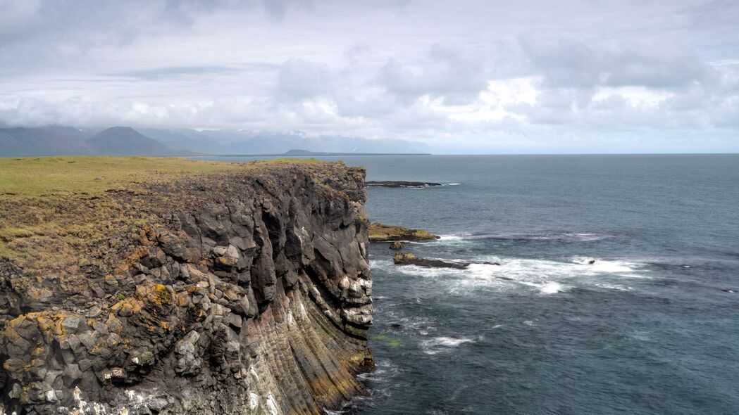 岩石 海洋 石头 风景 自然 云 4k壁纸 3840x2160