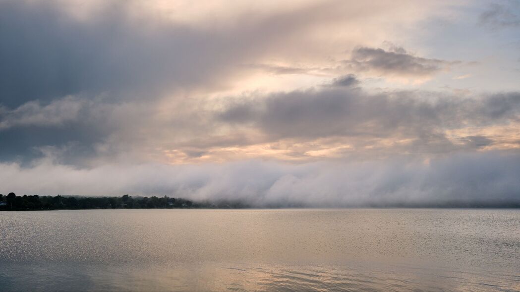 湖 云 雾 自然 风景 4k壁纸 3840x2160