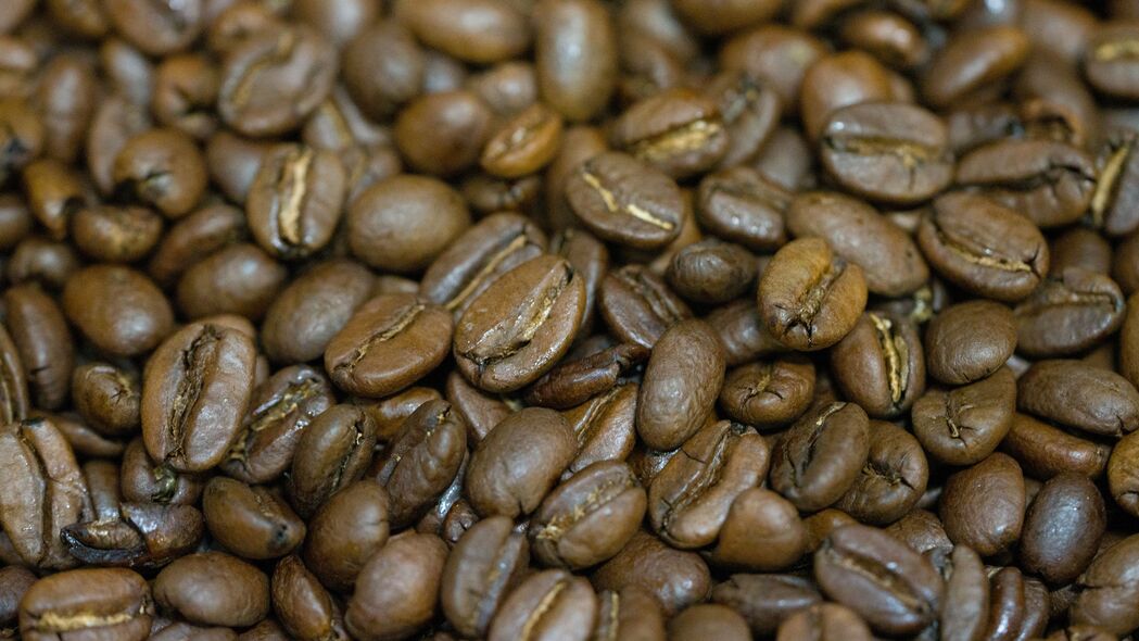 咖啡 宏 咖啡豆 棕色 咖啡因 4k壁纸 3840x2160