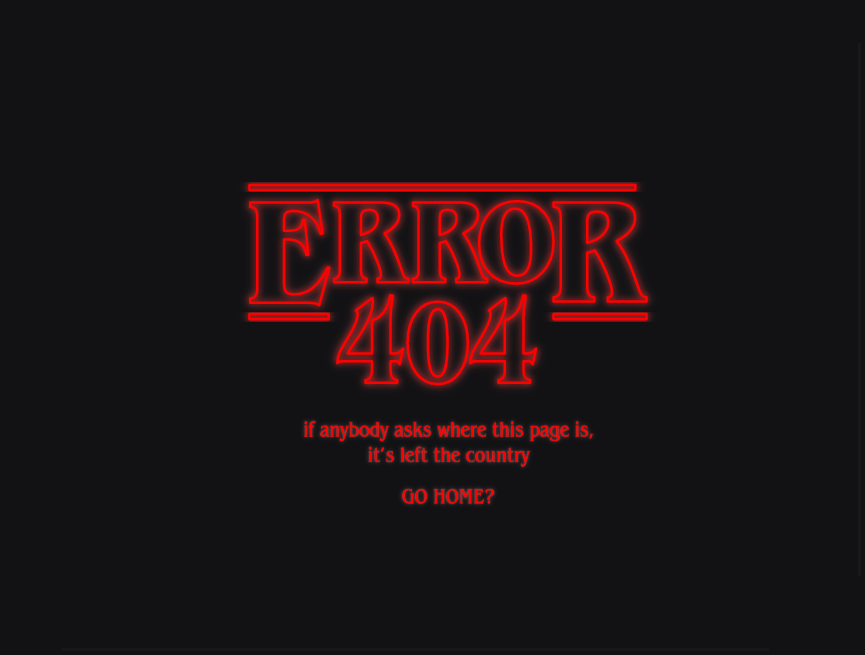 html错误页面模板，红色404页面设计