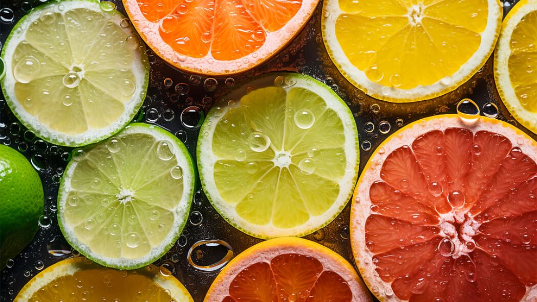 酸橙 柠檬 葡萄柚 柑橘 水果 食品 4k壁纸 3840x2160