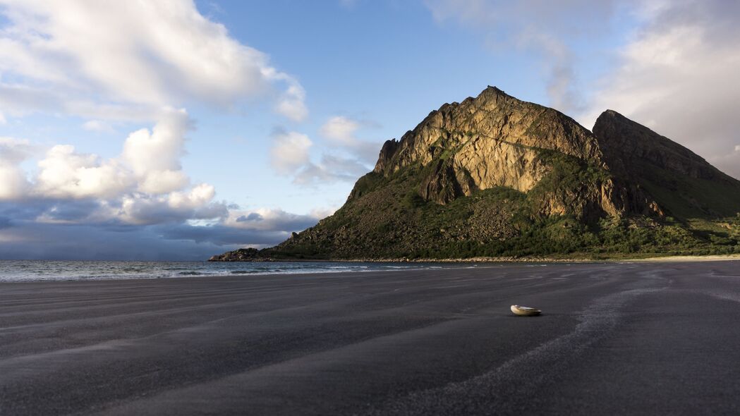 岩石 沙子 海岸 贝壳 风景 自然 4k壁纸 3840x2160