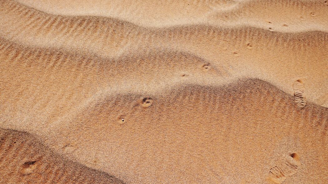 沙子 波浪 痕迹 纹理 沙漠 4k壁纸 3840x2160