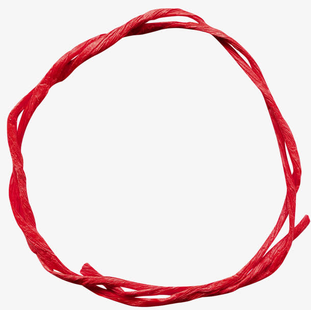 红绳圆环