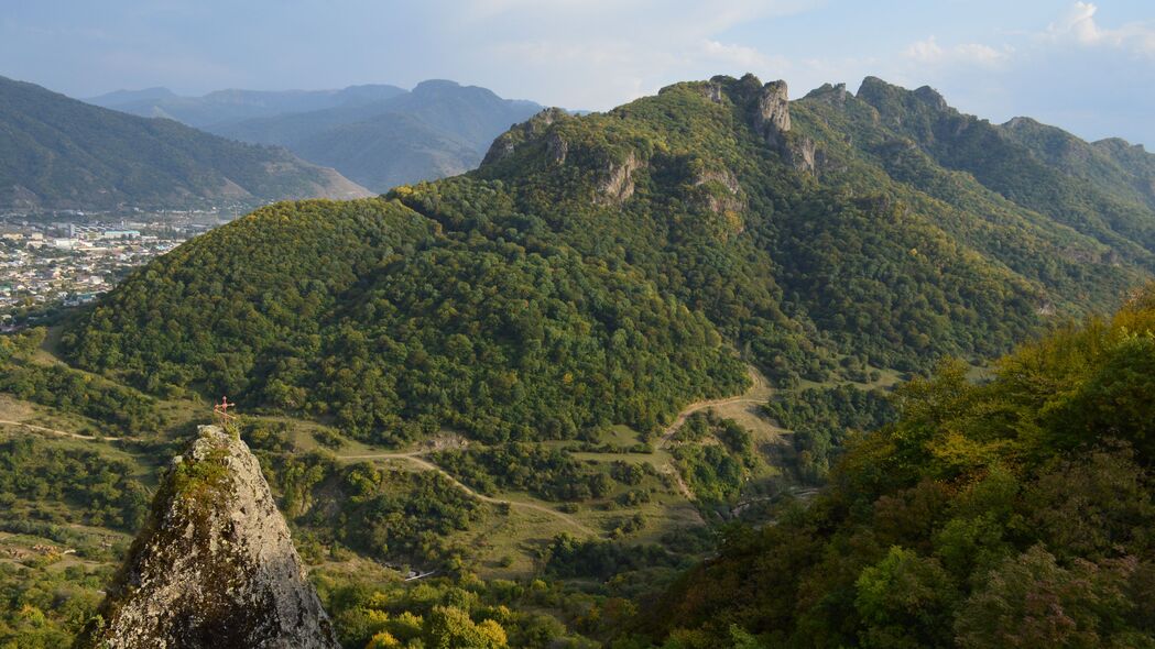 岩石 峰值 山谷 丘陵 景色 自然 4k壁纸 3840x2160