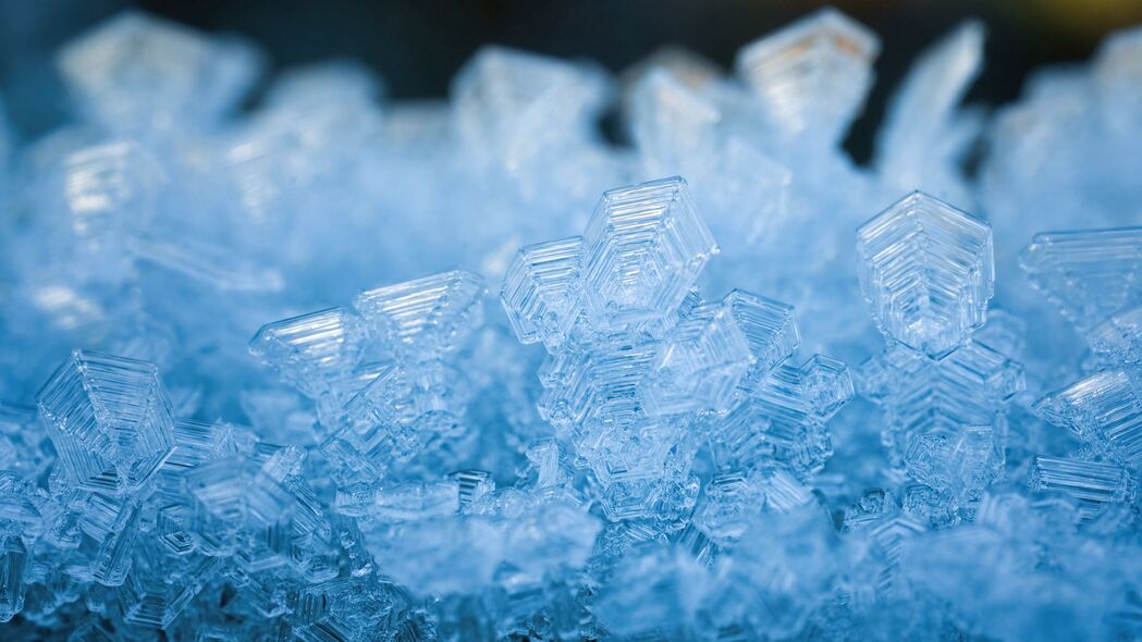 冰 晶体 宏观 结构 冷 4k壁纸 3840x2160