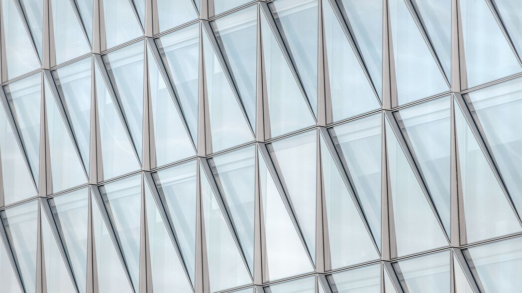 建筑 玻璃 立面 建筑 透明 现代 4k壁纸 3840x2160