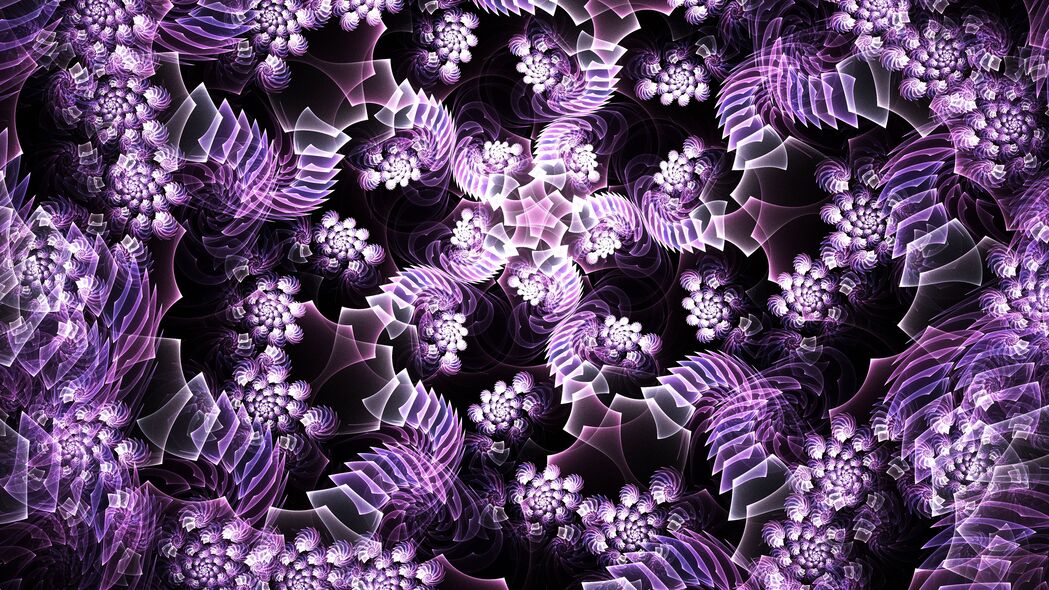 螺旋 漩涡 形状 紫色 4k壁纸 3840x2160