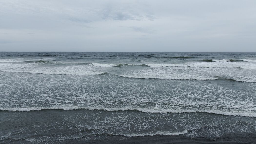 海岸 大海 海浪 泡沫 自然 4k壁纸 3840x2160
