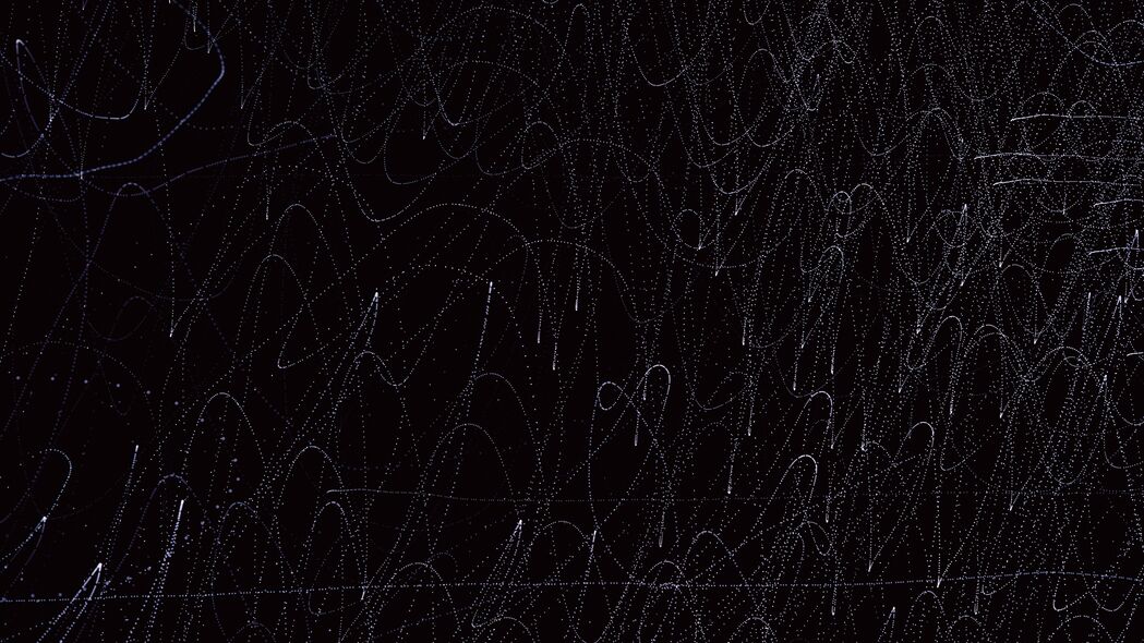 行 波浪 交叉 黑色 抽象 4k壁纸 3840x2160