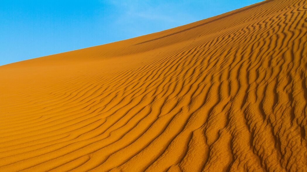 沙丘 斜坡 沙子 浮雕 4k壁纸 3840x2160