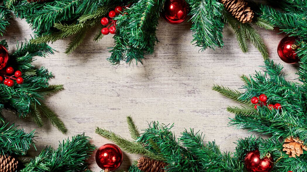 针 树枝 装饰品 木材 新年 圣诞 4k壁纸 3840x2160