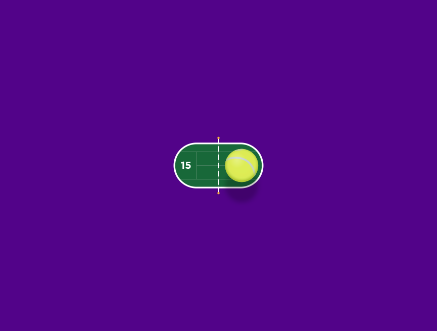 css鼠标点击切换样式，网球移动动画效果图素材