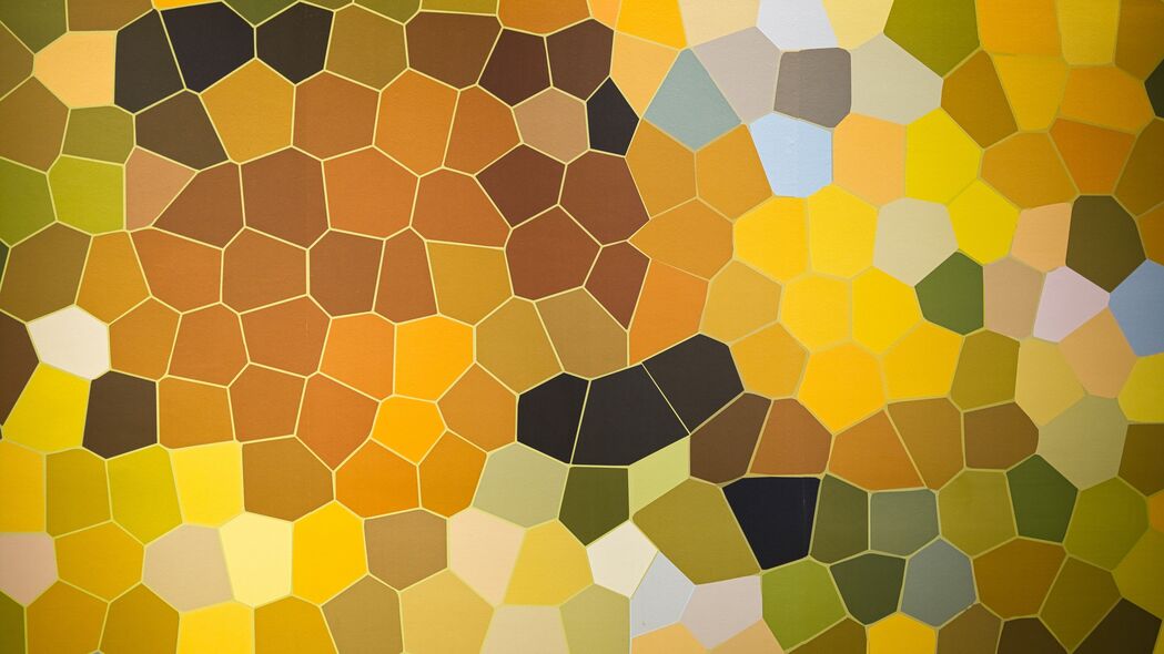 形状 马赛克 抽象 彩色 4k壁纸 3840x2160