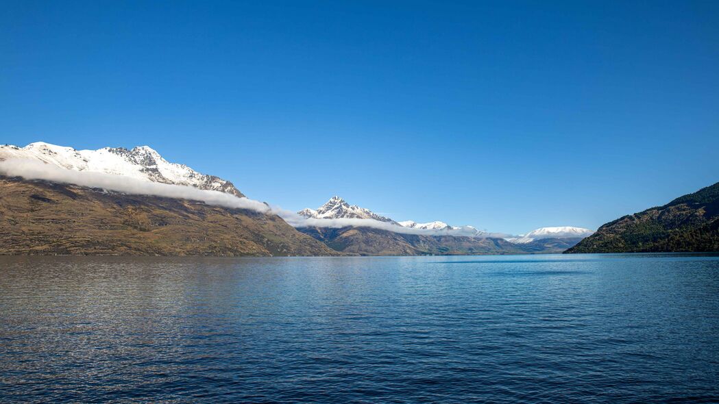 山脉 雪 湖 天空 风景 4k壁纸 3840x2160