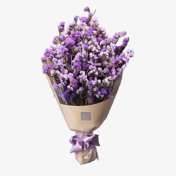 一束紫色干花