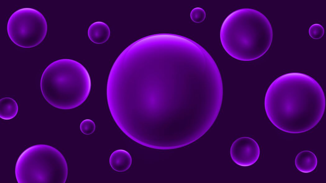球 背景 颜色 抽象 紫色 4k壁纸 3840x2160