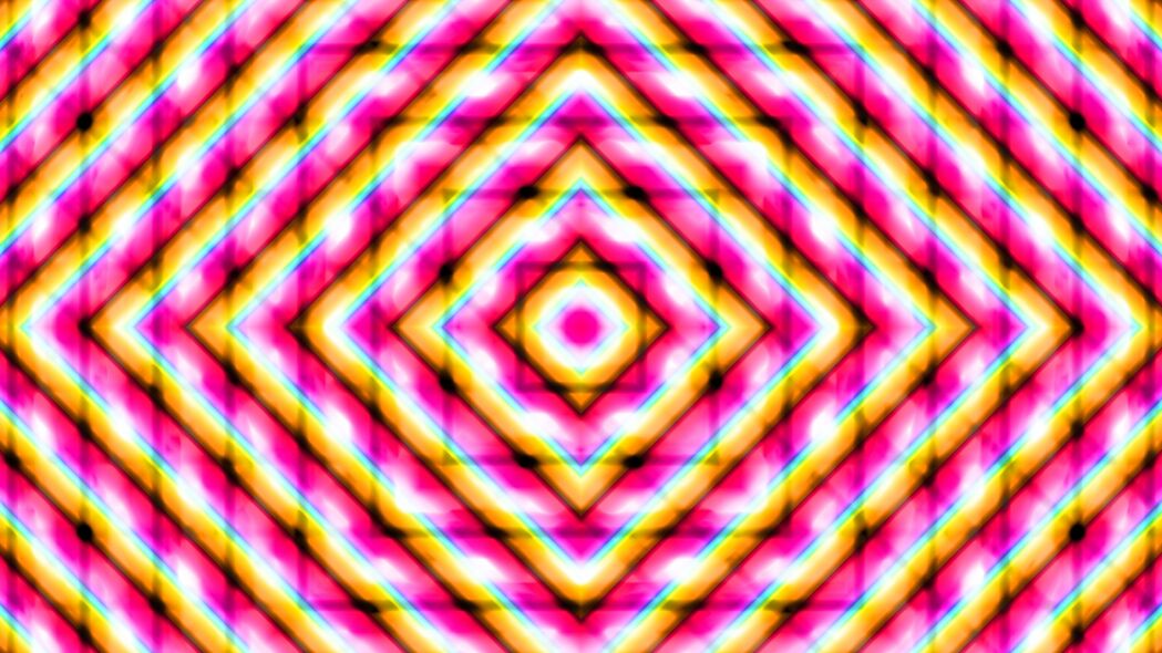 菱形 正方形 圆形 抽象 4k壁纸 3840x2160